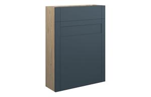Abbi 600mm Slim WC Unit - Matt Arley Blue (Oak Cab)